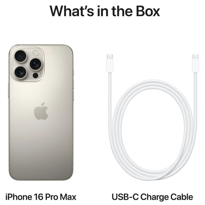 Telefon Mobil Apple iPhone 16 Pro Max, 256GB, Titanium Natural MYWY3ZD/A