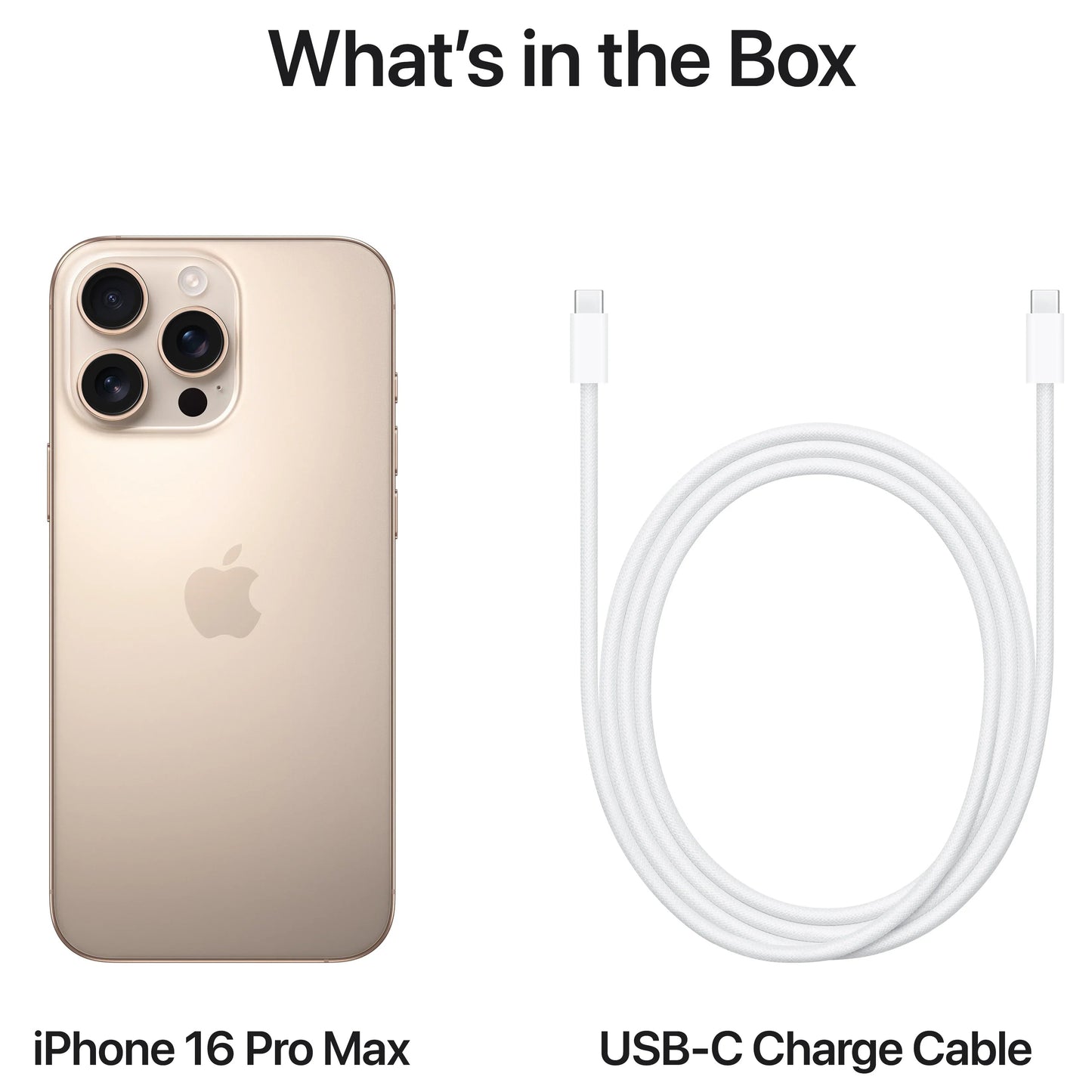 Telefon Mobil Apple iPhone 16 Pro Max, 256GB, Titanium Desert Sand MYWX3ZD/A