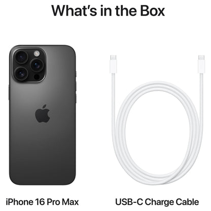 Telefon Mobil Apple iPhone 16 Pro Max, 256GB, Titanium Black MYWV3ZD/A