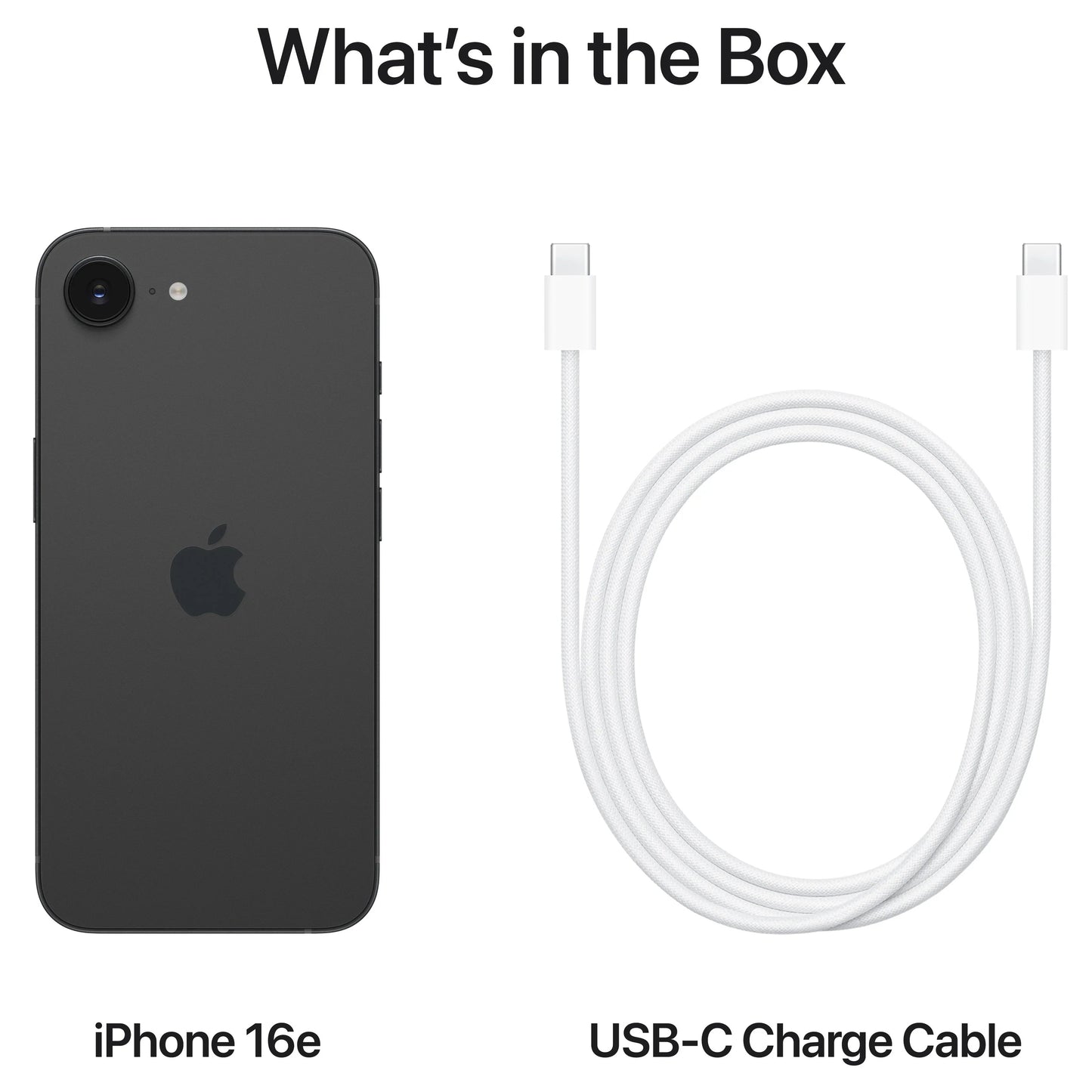 Telefon Mobil Apple iPhone 16e, 128GB, Black MD1Q4ZD/A