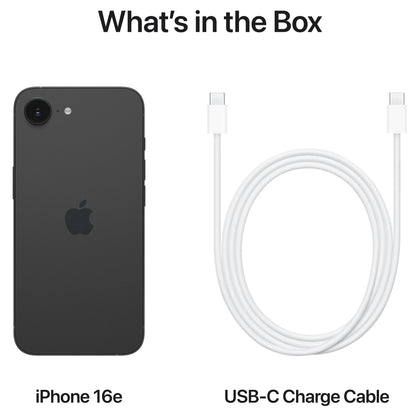 Telefon Mobil Apple iPhone 16e, 128GB, Black MD1Q4ZD/A