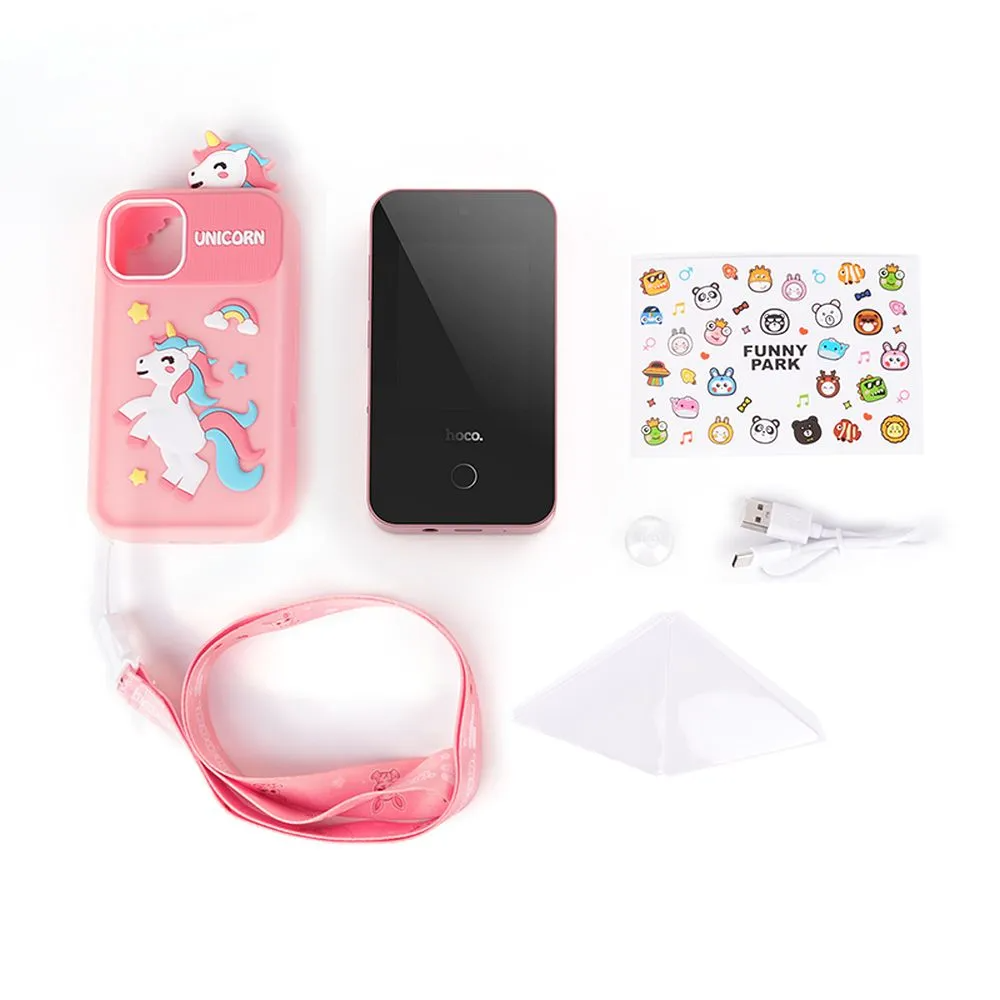 Telefon Mobil HOCO Y103 Kids, Afisaj 2.8inch, Roz