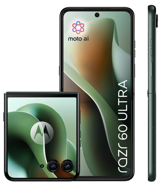 Telefon Mobil Motorola Razr 60 Ultra, 512GB, 16GB, Scarab PB8R0003SE