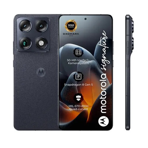 Telefon Mobil Motorola Signature 5G, 512GB, 16GB, Pantone Carbon PBAB0002SE