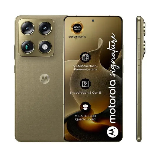 Telefon Mobil Motorola Signature 5G, 512GB, 16GB, Pantone Olive PBAB0003SE