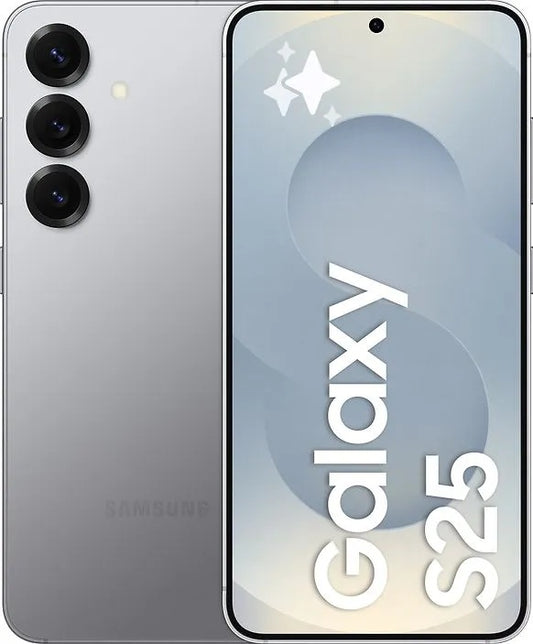 Telefon Mobil Samsung Galaxy S25, 128GB, 12GB, Silver Shadow DACH SM-S931BZSDEUE