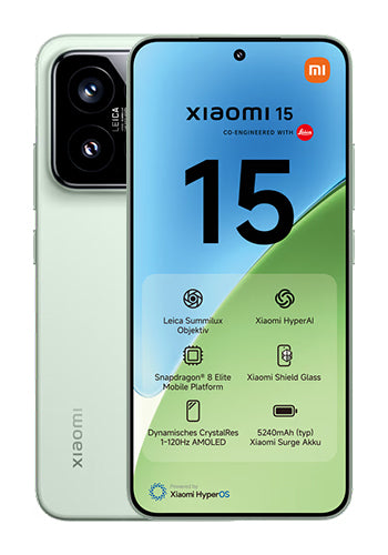 Telefon Mobil Xiaomi 15 5G Dual SIM, 512GB, 12GB, Green MZB0ITWEU