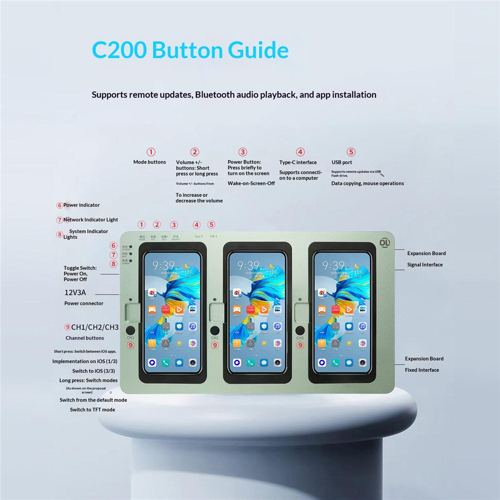 Tester Display DLN C200 pentru Apple iPhone X - 15 Plus Series