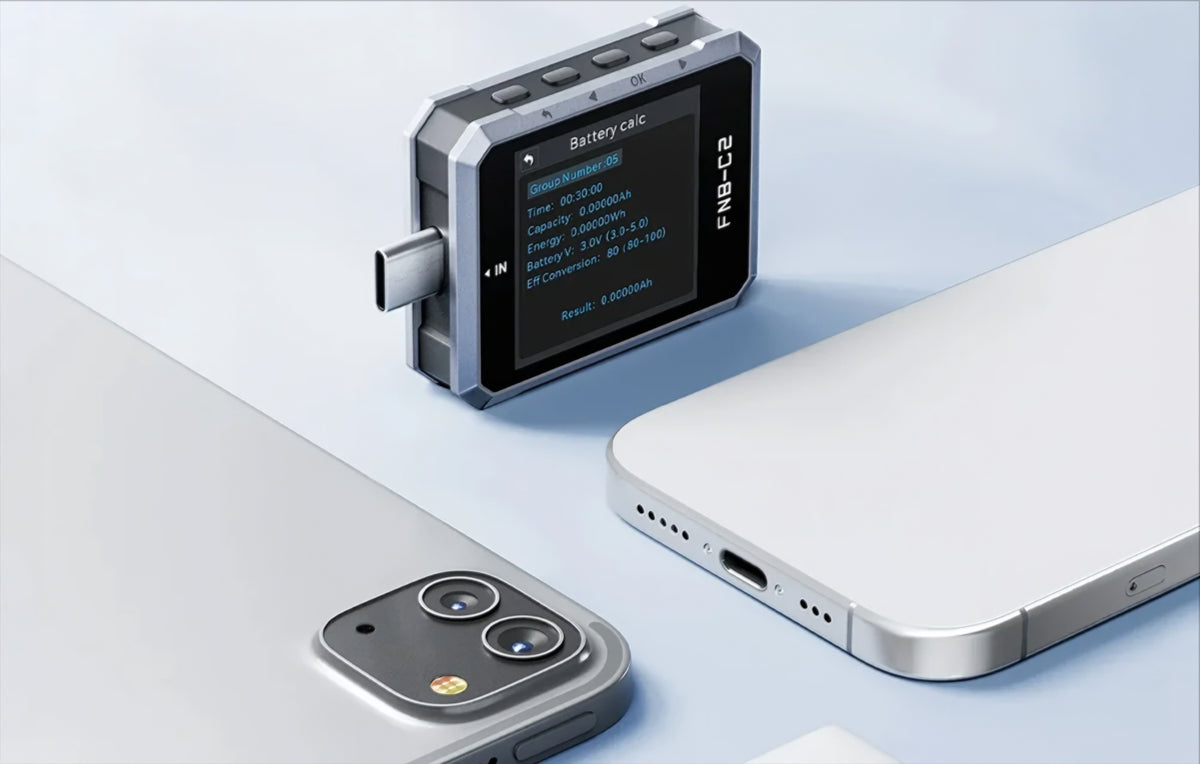 Tester Voltaj Fnirsi FNB-C2, USB-C