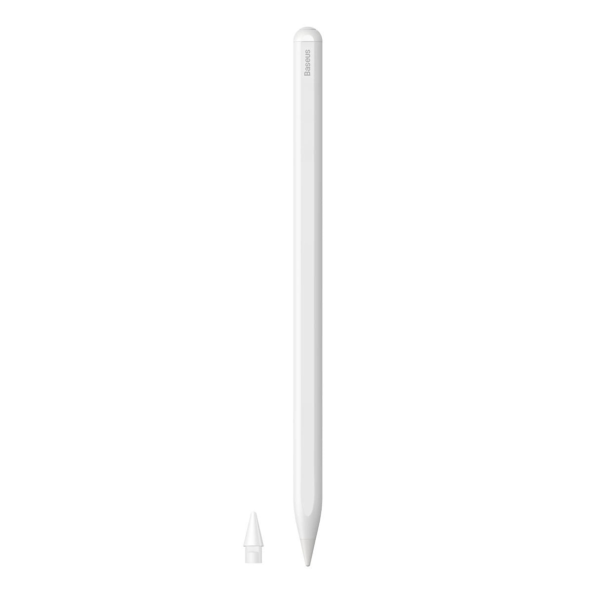 Touch Pen Baseus Smooth Writing 2 Series pentru Apple iPad, Versiune Wireless Activ, Alb SXBC060002