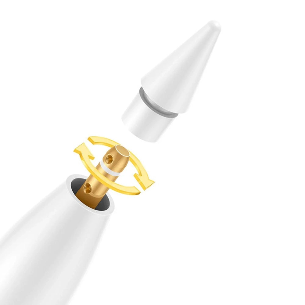 Touch Pen Baseus Smooth Writing 3 Series pentru Apple iPad, Versiune Wireless Activ, Alb P80080805213-00