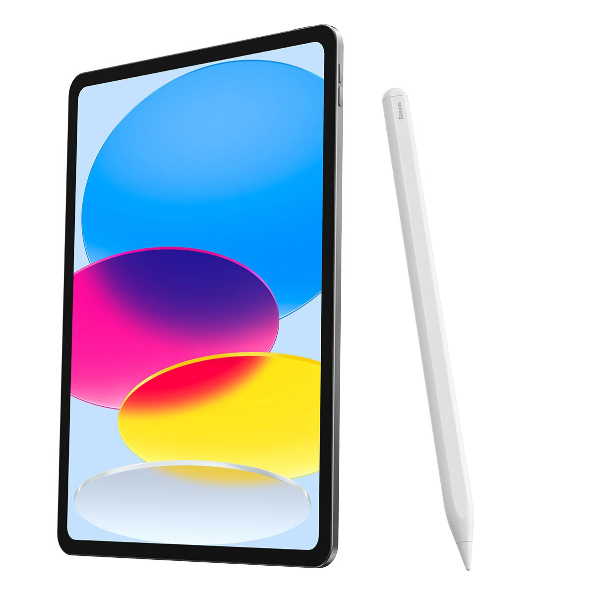 Touch Pen Baseus Smooth Writing 2 Series pentru Apple iPad, Versiune Wireless Activ, Alb SXBC060002