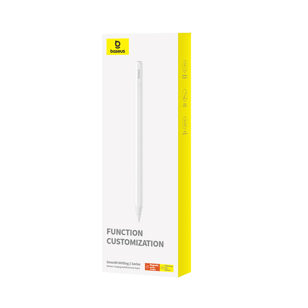Touch Pen Baseus Smooth Writing 2 Series pentru Apple iPad, Versiune Activ, Alb P80015805211-00
