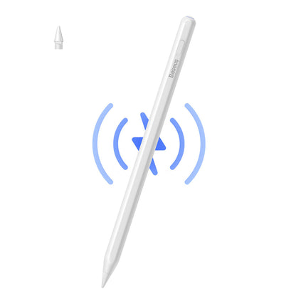 Touch Pen Baseus Smooth Writing 2 Series pentru Apple iPad, Versiune Wireless Activ, Alb SXBC080102