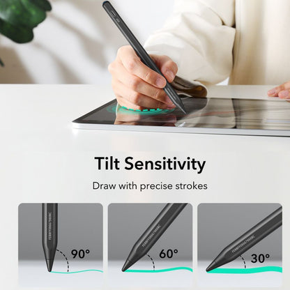 Touch Pen ESR Geo pentru Apple iPad, Versiune Activ, Negru