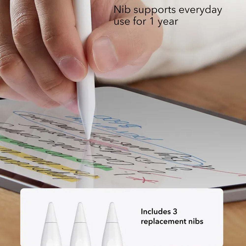 Touch Pen ESR pentru Apple iPad, Versiune Activ, Alb