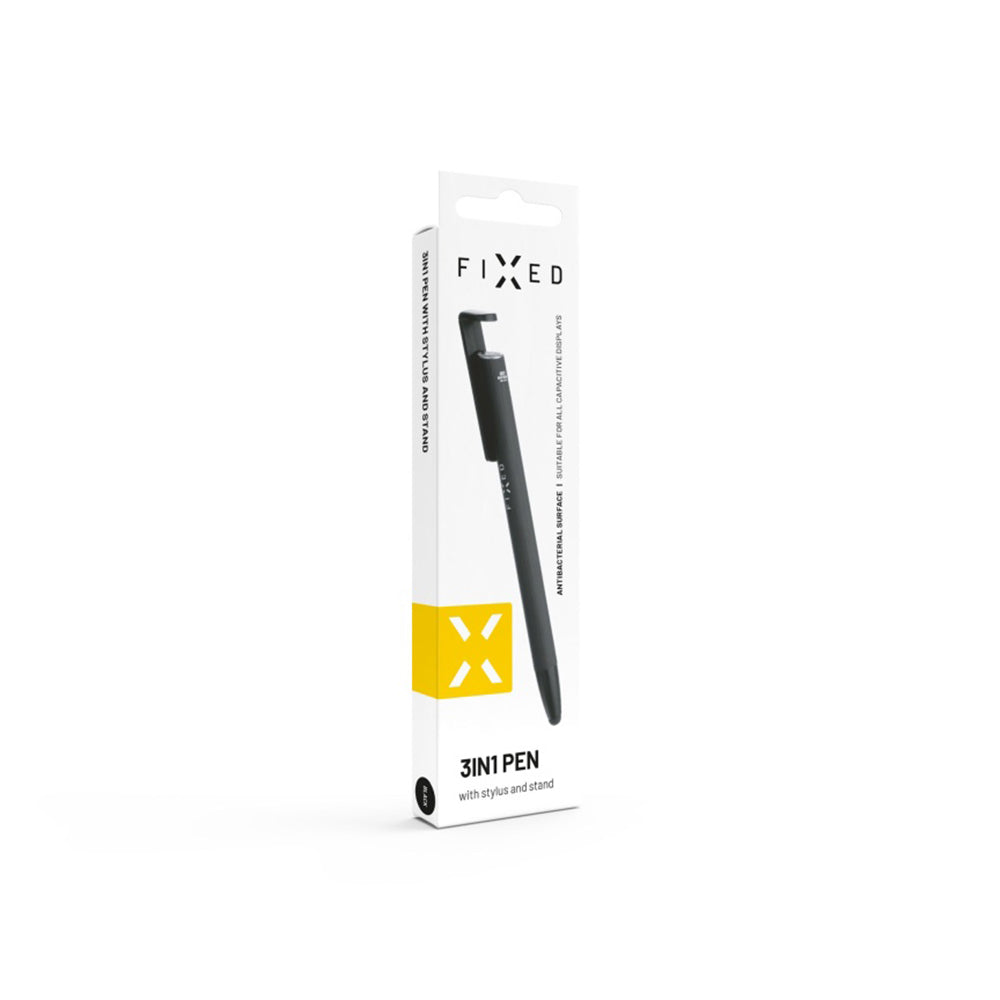 Touch Pen Fixed, 3in1, Negru