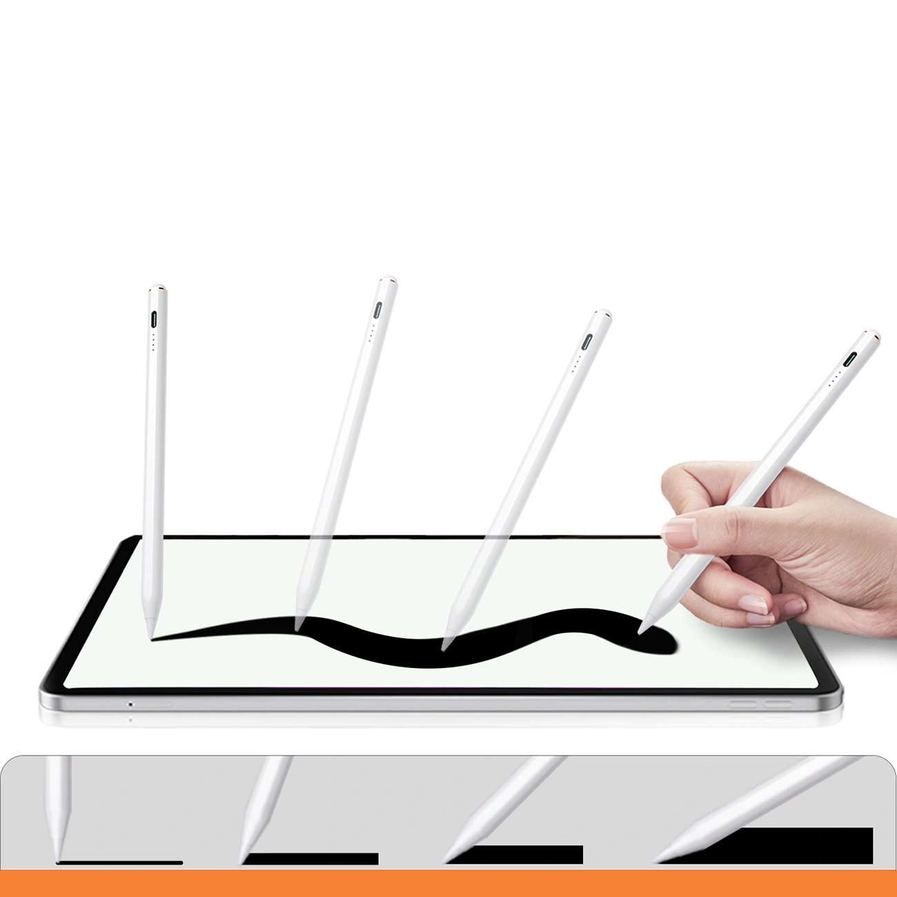Touch Pen Joyroom JR-X9S pentru Apple iPad, Versiune Activ, Alb