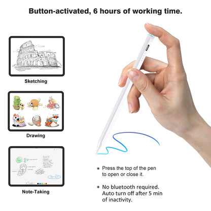 Touch Pen Lito T3, Versiune Activ, Alb