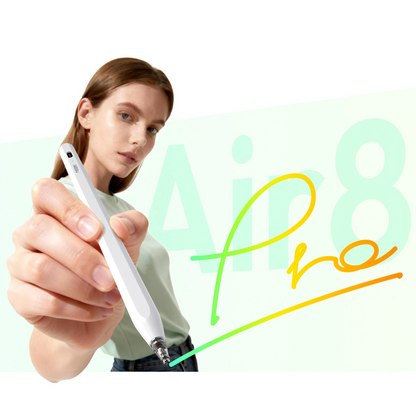 Touch Pen Metapen Air8 Pro pentru Apple iPad, Versiune Activ, Alb ME-APP172
