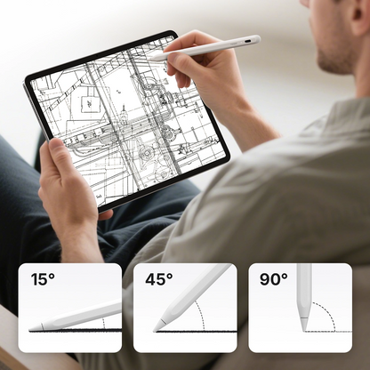 Touch Pen Metapen A8 pentru Apple iPad, Versiune Activ, Alb ME-APP152