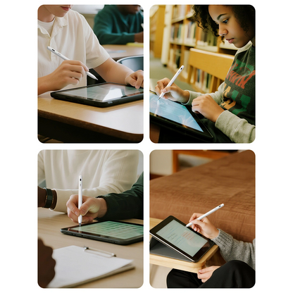 Touch Pen Metapen Air8 Pro pentru Apple iPad, Versiune Activ, Alb ME-APP172