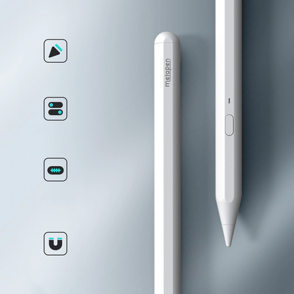 Touch Pen Metapen A11 pentru Apple iPad, Versiune Activ, Alb ME-APP412