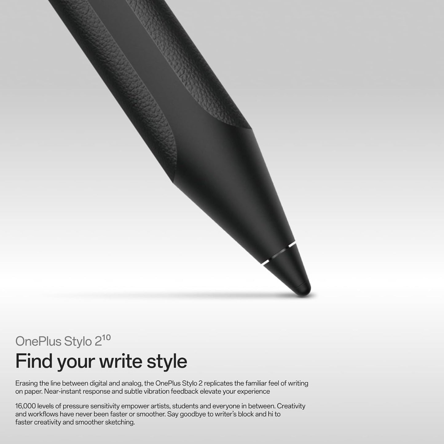 Touch Pen Stylo 2 pentru OnePlus Pad 3 / Pad 2 / Pad, Negru 5511100086