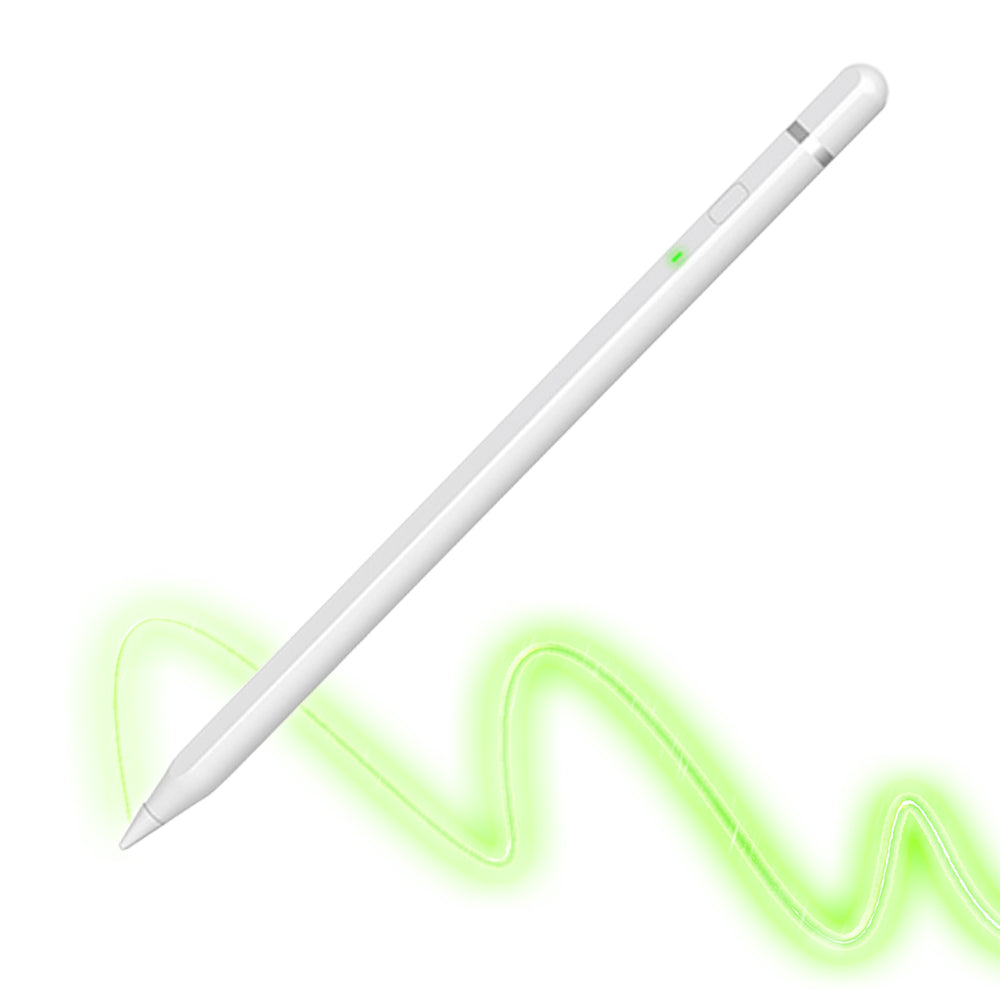 Touch Pen Techsuit AP01 Pro pentru Apple iPad, Versiune Activ, Alb