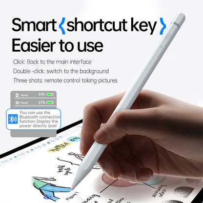 Touch Pen Techsuit AP01 Pro pentru Apple iPad, Versiune Activ, Alb