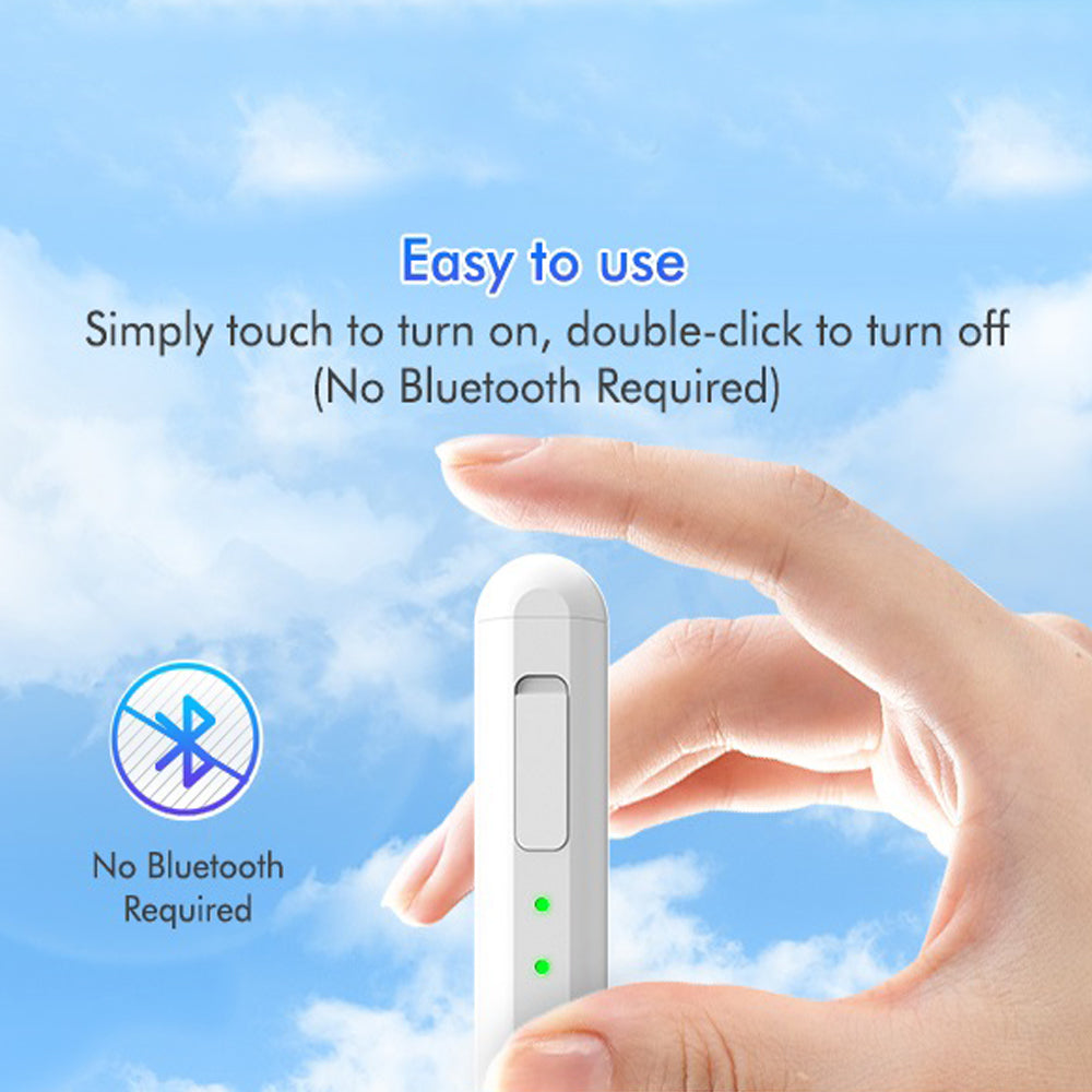 Touch Pen Techsuit AX10-T pentru Apple iPad, Versiune Activ, Alb