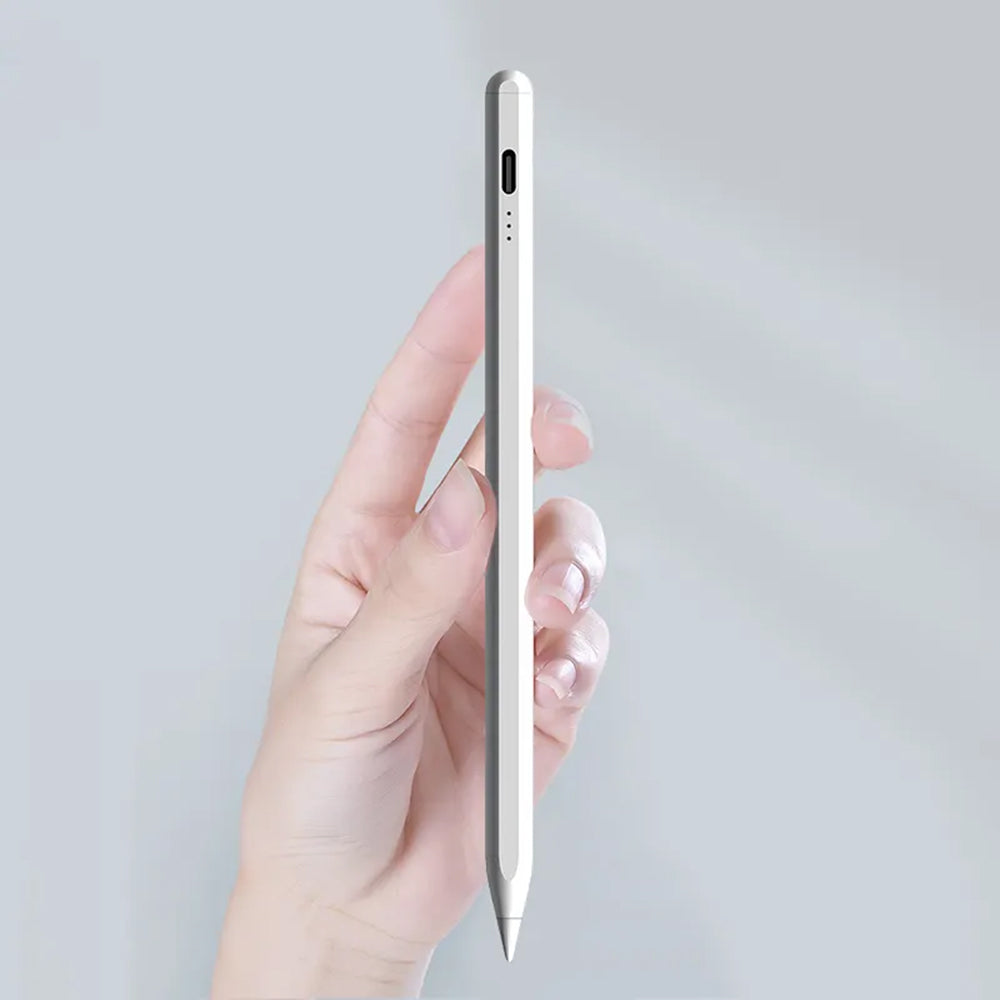 Touch Pen Techsuit JA04 pentru Apple iPad, Versiune Activ, Alb