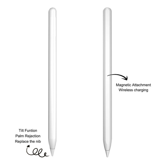 Touch Pen Techsuit M2 pentru Apple iPad, Versiune Activ, Alb