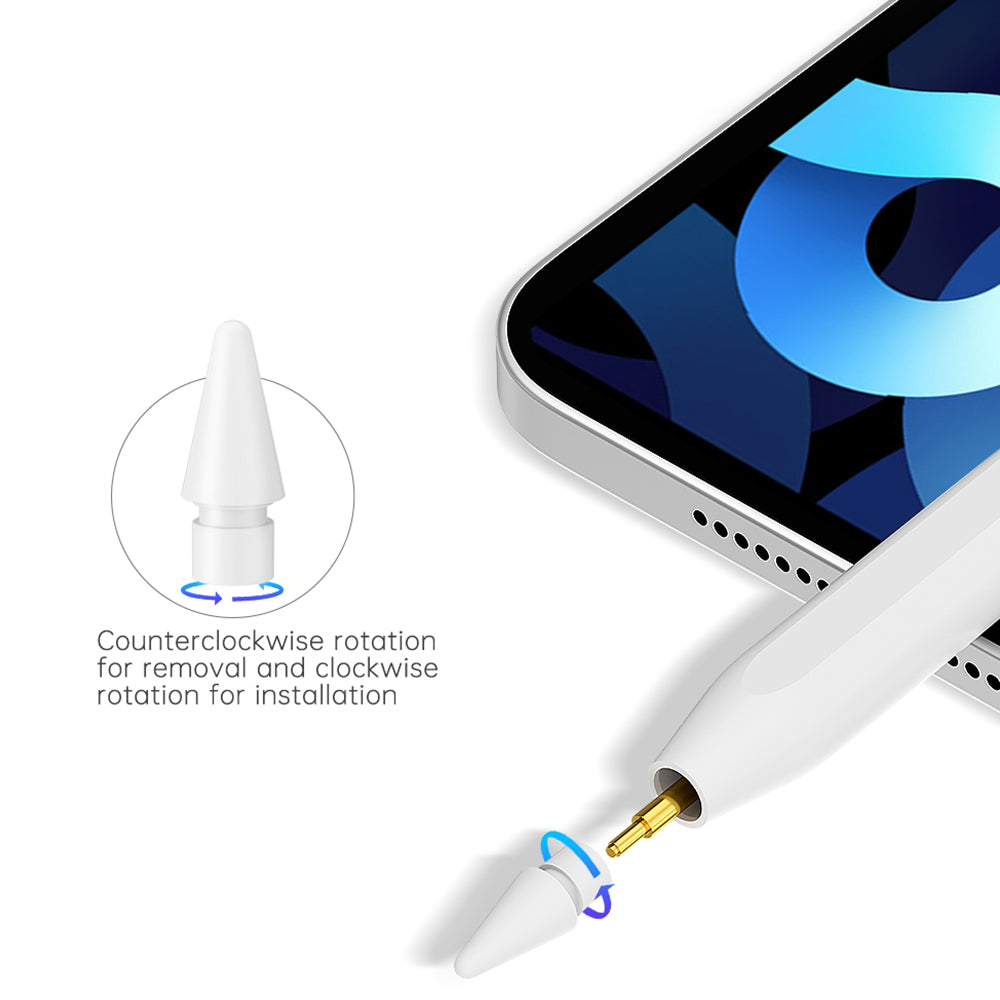Touch Pen Techsuit V15 pentru Apple iPad, Versiune Activ, Alb