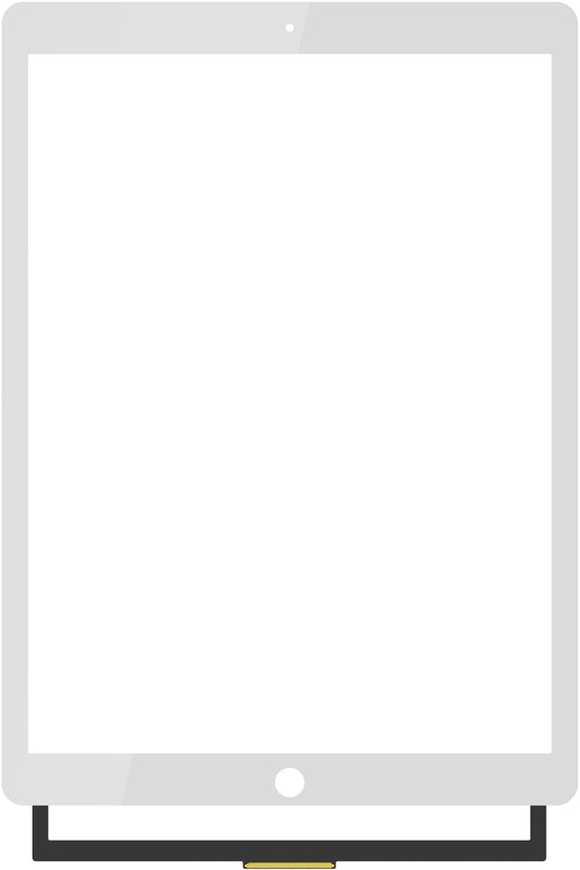 Touchscreen Forward Guard OCA pentru Apple iPad Pro 12.9 (2017), Alb