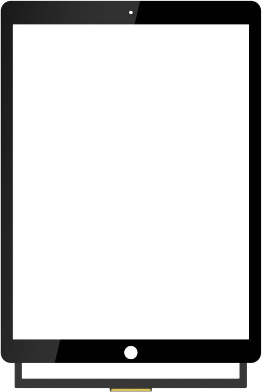 Touchscreen Forward Guard OCA pentru Apple iPad Pro 12.9 (2017), Negru
