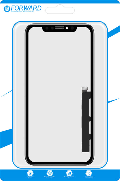 Touchscreen Forward Guard OCA pentru Apple iPhone XR, Versiune IC, Negru