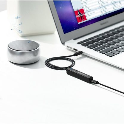 Transmitator Bluetooth UGREEN CM107, AUX, Negru