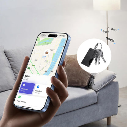 UGREEN SmartTag Smart Finder Slim 2 CM920 (75120A) pentru iOS Series, Set 2 bucati, Negru