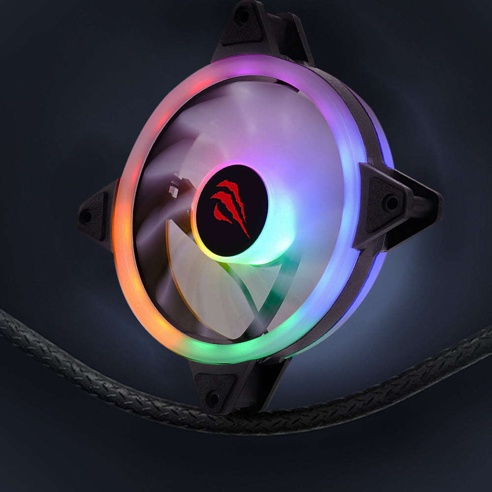 Ventilator HAVIT F2089, 1200RPM, 35dB, 1.32W, Negru