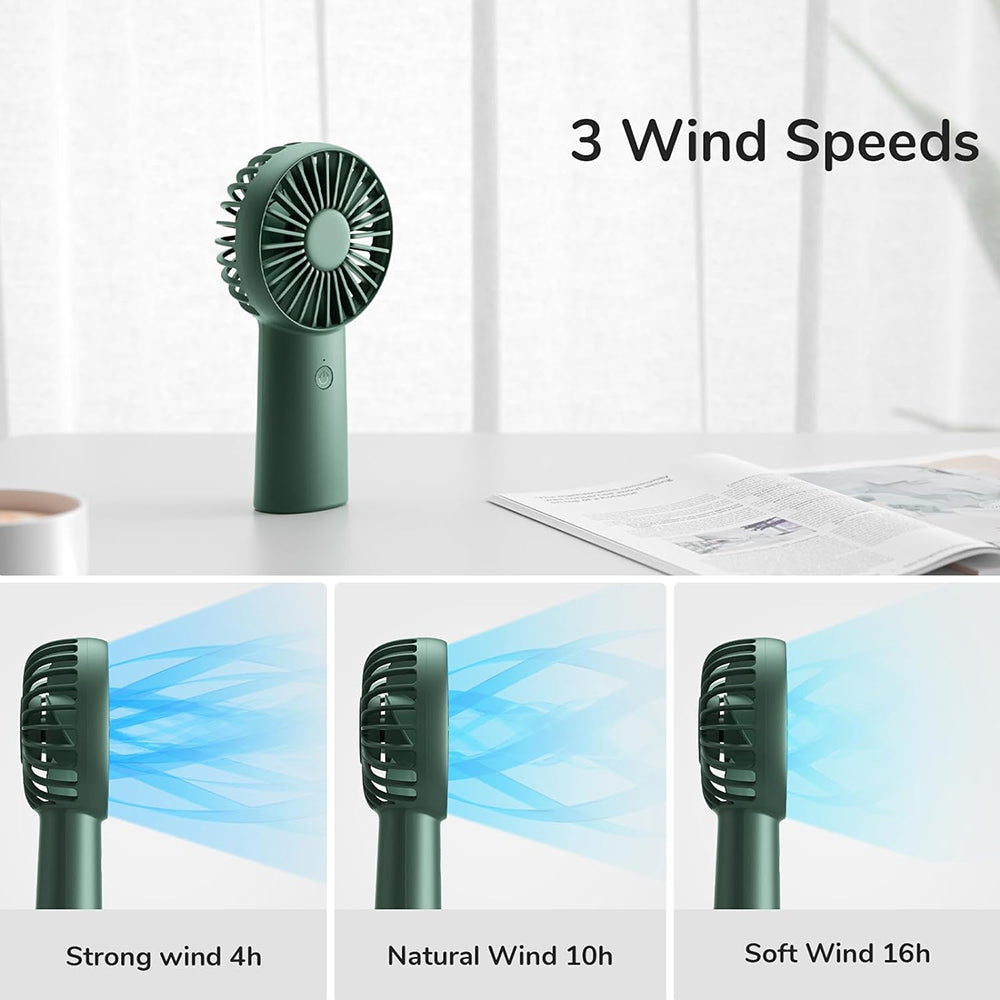 Ventilator Portabil JisuLife FA20X, Verde