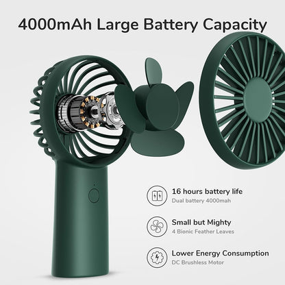 Ventilator Portabil JisuLife FA20X, Verde