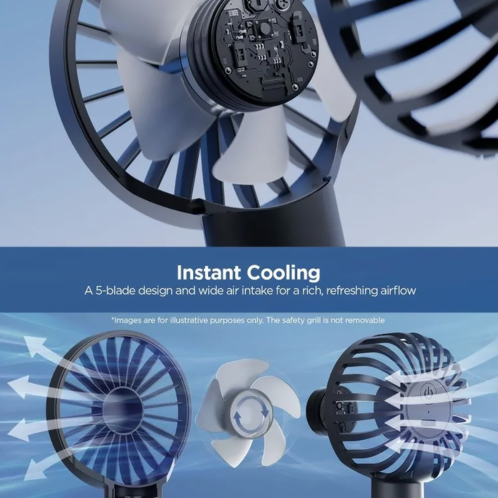 Ventilator Portabil Spigen A905, Negru AHP10454
