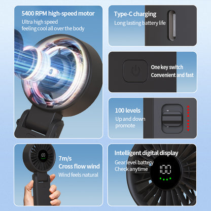 Ventilator Portabil Techsuit A10, Negru