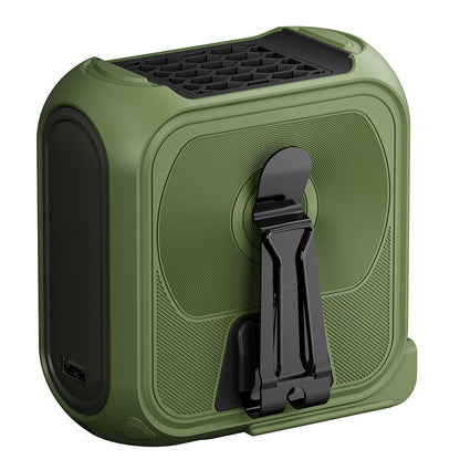 Ventilator Portabil Techsuit Z13 cu baterie externa 10000mAh, Verde