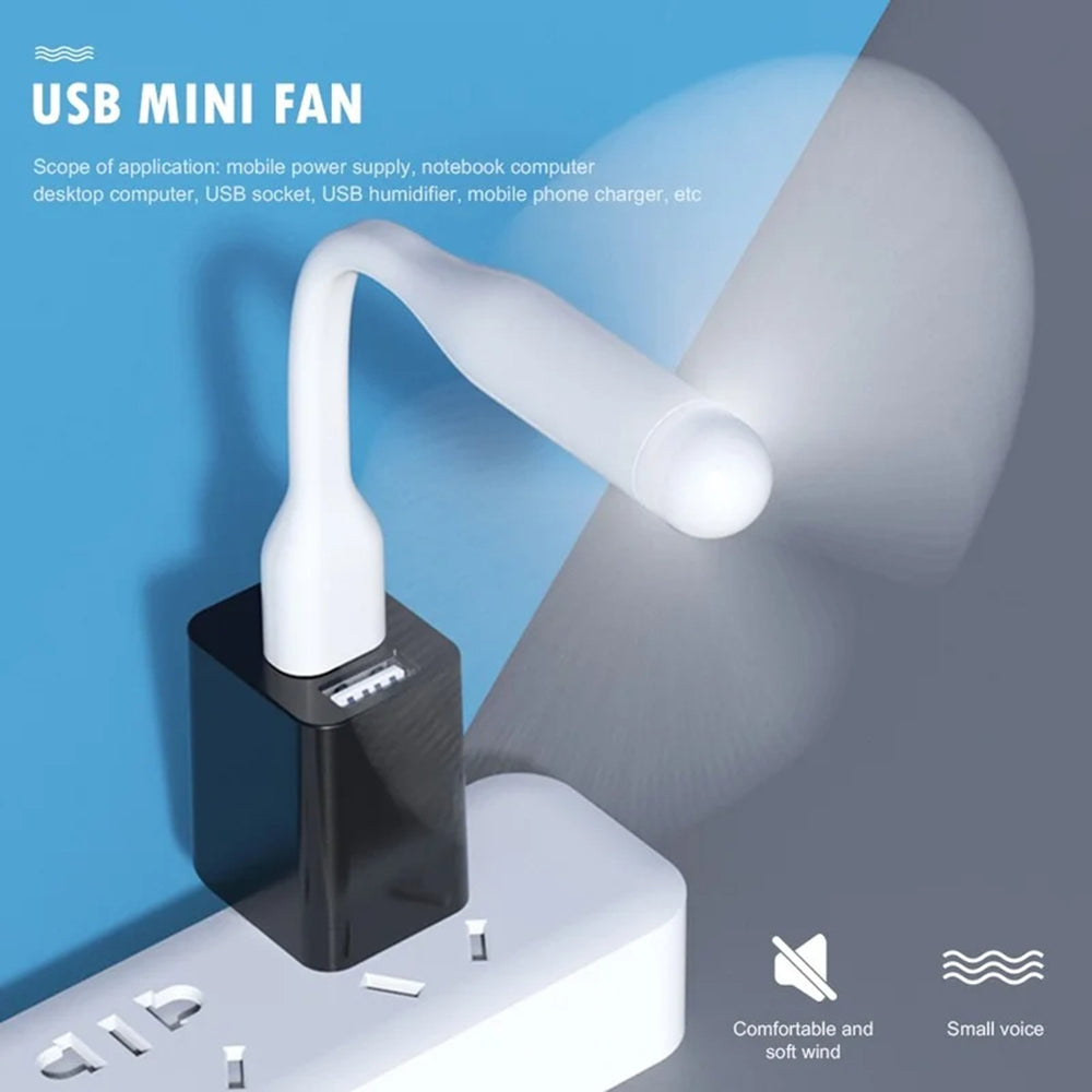 Ventilator USB Techsuit TUF1, Portocaliu
